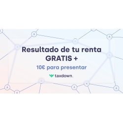 Chollo - 10&euro; de descuento para hacer tu declaraci&oacute;n de la renta con TaxDown