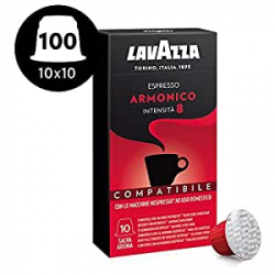 Chollo - 100 Cápsulas de Café Lavazza Espresso Armonico compatibles Nespresso (10x10 cápsulas)