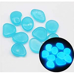 Chollo - 100 Piedras luminosas azules decorativas