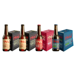 Chollo - 1906 2x Reserva Especial + 1x Red Vintage + 1x Galician Irish Red Botellas (Pack Combinado de 24x33cl )