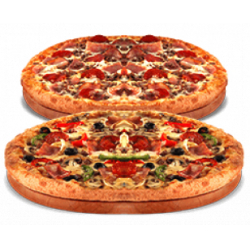 2 Pizzas medianas (para recoger)
