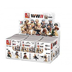 60 Minifiguras Sluban Serie WWII