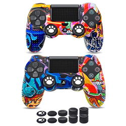 Chollo - 6amLifestyle Funda de Silicona &plus; Grips para Mando PS4 &lpar;Pack de 2&rpar;