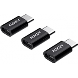 Chollo - Adaptadores micro USB a USB-C Aukey Pack 3 - CB-A2