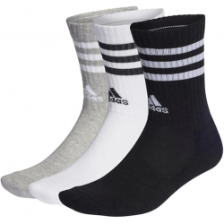 Chollo - adidas 3-Stripes Cushioned Crew Socks &lpar;Pack de 3 pares&rpar; &vert; IC1323