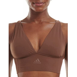 adidas Active Seamless Micro Stretch Long Line Plunge Lounge Bra | FGB7747
