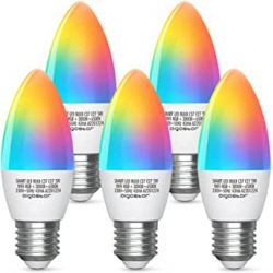 Chollo - Aigostar Bombilla LED WiFi C37 E27 5W RGB&plus;CCT Pack de 5