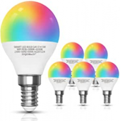 Chollo - Aigostar G45 E14 5W WiFi RGB&plus;3000~6500K 5pk
