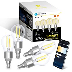 Chollo - Aigostar Smart Filament Bulb E14 G45 4.5W (Pack de 4)