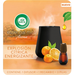 Chollo - Air Wick Essential Mist Kit Aparato + Recambio Explosión Cítrica Energizante | EA_3050120
