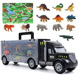 Akokie Truck Carry Case + 12 Figuras + Dino Playmat