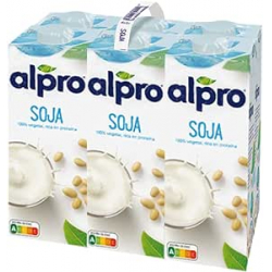 Alpro Bebida de Soja Original 1L (Pack de 6)