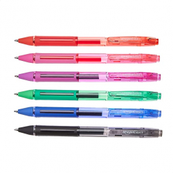 Chollo - Amazon Basics Bolígrafos de Gel (Pack de 6) | ‎DS-075 6pack