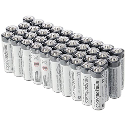 Chollo - Amazon Basics Pila Alcalina AA 1&period;5V LR6 &lpar;Pack de 40&rpar;