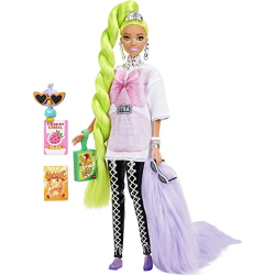 Chollo - Barbie Extra Pelo Verde Neón | Mattel HDJ44