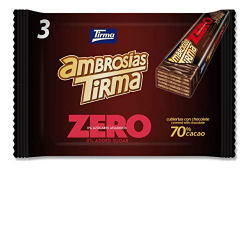 Chollo - Tirma Ambrosía Chocolate 70% ZERO 21.5g Pack 3pz