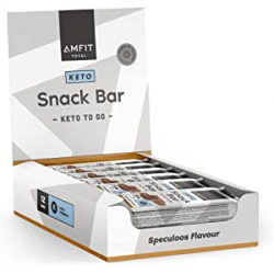 Chollo - Amfit Nutrition Keto Speculoos Snack Bar 45g (Pack de 12)