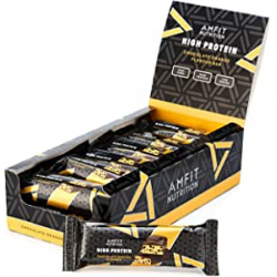 Chollo - Amfit Nutrition Chocolate & Naranja Barrita de Proteína 60g (Pack de 12)