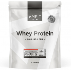 Chollo - AMFIT TOTAL Whey Protein (sabor Batido de Fresa) 2.27 kg