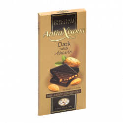 Chollo - Antiu Xixona Premium Chocolate Extrafino Negro con Almendras 125g