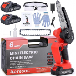 Aoresac 6" Mini Electric Chain Saw Kit