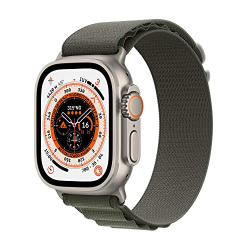 Chollo - Apple&nbsp;Watch&nbsp;Ultra &lpar;GPS &plus; Cellular&comma; 49mm&rpar; Reloj Inteligente con Caja de Titanio - Correa Loop Alpine Verde - Talla&nbsp;S&period; Monitor de entreno&comma; GPS de Alta p