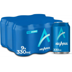 Chollo - Aquarius Lim&oacute;n Lata 33cl &lpar;Pack de 9&rpar;