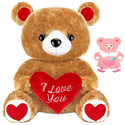 Chollo - Aranee Teddy Bear I Love You de Corazón 20cm