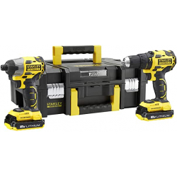 Chollo - Taladro percutor y Atornillador de impacto Stanley Fatmax FMCK463D2T-QW