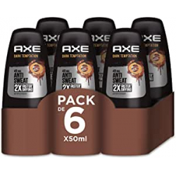 Chollo - Axe Dark Temptation Desodorante roll-on Pack 6x 50ml
