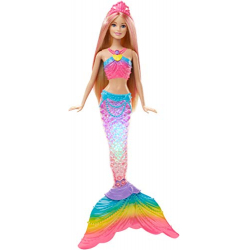 Barbie Dreamtopia Sirena Luces de Arcoiris | Mattel DHC40