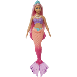 Chollo - Barbie Dreamtopia Sirena Pelo Rosa con Corona Azul | Mattel HGR09