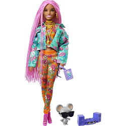 Chollo - Barbie Extra Trenzas Rosas | Mattel GXF09