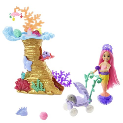 Barbie Mermaid Power Chelsea en el Arrecife de Coral | Mattel HHG58