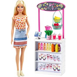 Chollo - Barbie Puesto de Smoothies &vert; Mattel GRN75