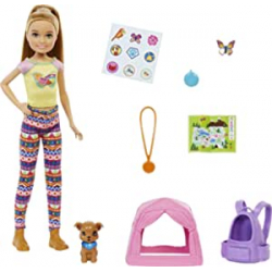 Chollo - Barbie Stacie Vamos de Camping &vert; Mattel HDF70