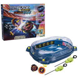 Chollo - Beyblade Burst QuadStrike Set de Batalla Thunder Edge &vert; Hasbro &lrm;F6781