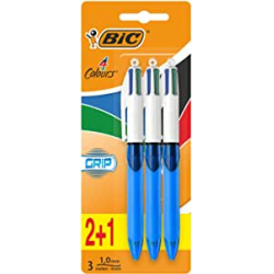 Chollo - BIC 4 Colours Grip x3 &lpar;2&plus;1&rpar;