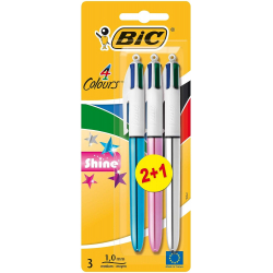 Chollo - BIC Shine 4 Colours (Pack de 3) | 902127