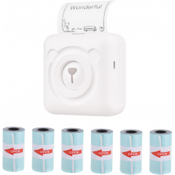 Chollo - Bisofice PeriPage A6 203dpi &plus; 6 Rollos de Papel Adhesivo 57x30mm &vert; &lrm;FZE1513595647685XU