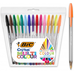 Chollo - BIC Cristal Multicolour &lpar;Set de 15&rpar; &vert; &lrm;964899