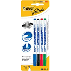 Chollo - Bl&iacute;ster 4 Marcadores Pizarra BIC Velleda 1721