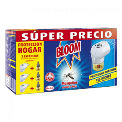 Chollo - Bloom insecticida moscas y mosquitos 3 aparato difusor eléctrico + 3 recambios