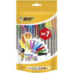 Chollo - BIC Cristal Multicolour Bolsa 20&plus;7 unidades