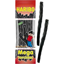 Chollo - Bolsa Haribo Mega Torcidas Regaliz Negro &lpar;200g&rpar;