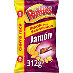 Chollo - Bolsa Ruffles Jamón Patatas Fritas 312g