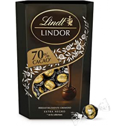 Chollo - Lindt Lindor Cornet Negro 70% Cacao 337g