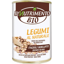 Chollo - Borlotti Il Nutrimento Judias Pintas Bio 400g (Pack de 12)