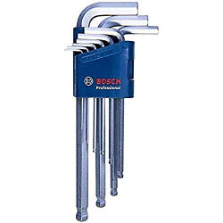Chollo - Bosch Professional Juego 9 Llaves de Espiga Hexagonal | 1600A01TH5