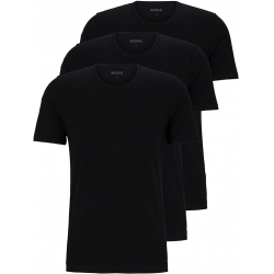 BOSS Logo Embroidered RN Classic T-Shirt 3-Pack | 0475284_001